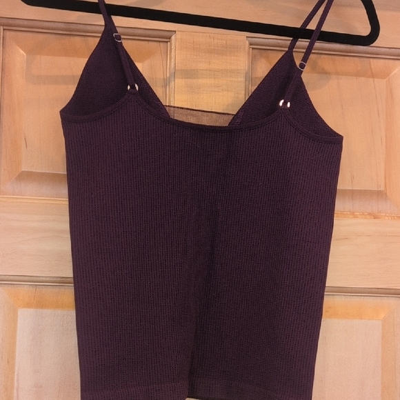 Free People Fitted Purple Ribbed Camisole - Picture 5 of 5